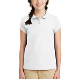 Port Authority Girls Silk Touch Peter Pan Collar Polo