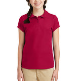 Port Authority Girls Silk Touch Peter Pan Collar Polo