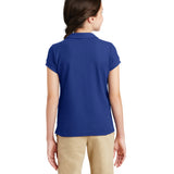 Port Authority Girls Silk Touch Peter Pan Collar Polo