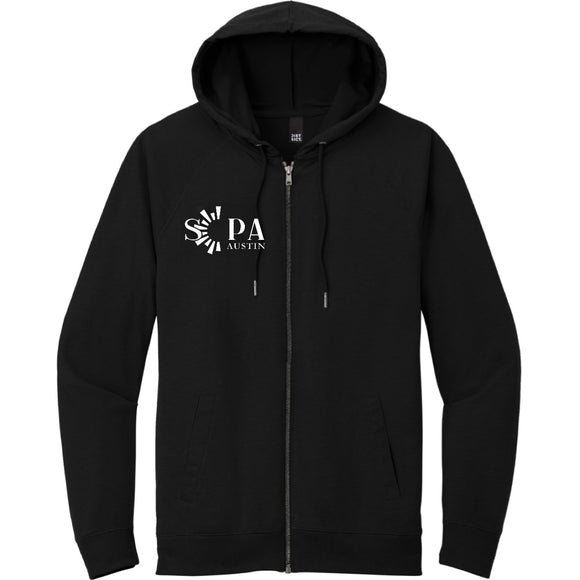Shine On Performing Arts SOPA Lightweight Full Zip Hoodie Embroidered Logo