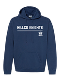 Knights Stripe Comfort Colors Hoodie Sweatshirt