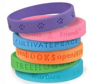 Debossed Silicone Wristband