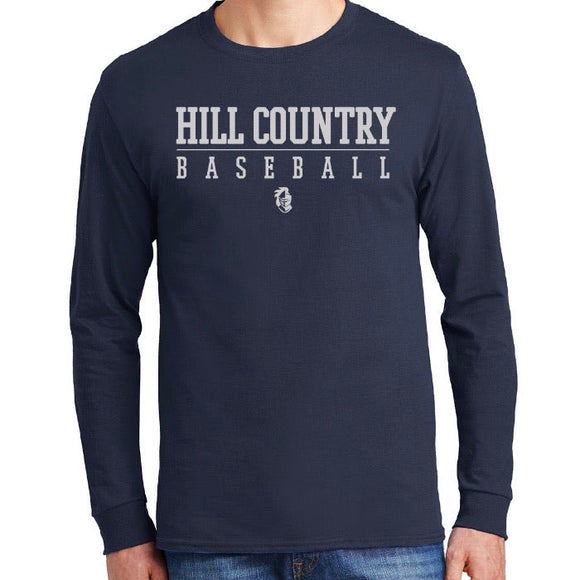 Knights Team Shirts, Baseball Long Sleeve Hanes T-shirt (Quick Ship)