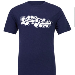 Lady Knights Retro T-shirt (Quick Ship)