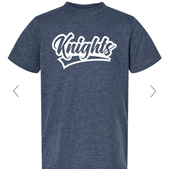Knights Retro Font T-shirt