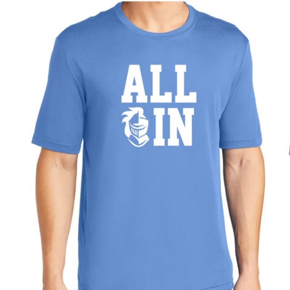 Knights MS Football All In Performance Tshirt