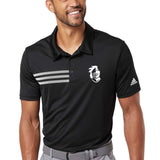 Knights Adidas 3 Stripe Chest Polo (Quick Ship)