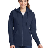 Knights Fleece Full Zip Hoodie Embroidered Logo
