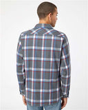 Burnside Open Pocket Long Sleeve Flannel Shirt