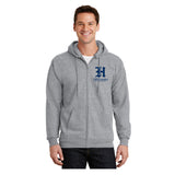 Knights Fleece Full Zip Hoodie Embroidered Logo
