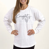 Knights Heart Long Sleeve Jersey T-shirt (Fall Seasonal)