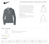 Veritas Defenders Shield Nike Ladies Dri-FIT Stretch Half Zip (S-2XL)