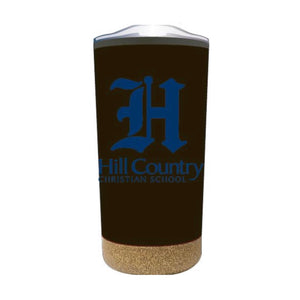 Knights Black York 20 oz Tumbler with Cork Base