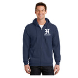 Knights Fleece Full Zip Hoodie Embroidered Logo