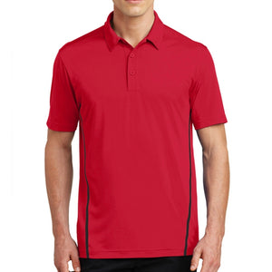 Sport-Tek Contrast PosiCharge Tough Polo, Embroidered
