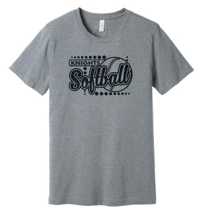Knights Softball Dots T-Shirt