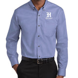Knights Corporate Branded Red House Mens Pinpoint Oxford Non-Iron Shirt (Reg, Slim, Tall)