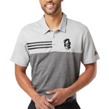 Knights Adidas Heathered Colorblock 3 Stripes Polo (Fall Seasonal)