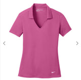 Nike Dri-FIT Ladies Short Sleeve Vertical Mesh Polo (add logo)